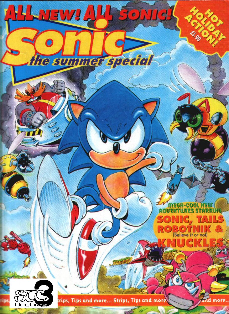 Sonic Holiday Special - Summer 1994 Comic cover page